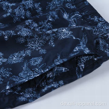 Polyester Herren Shorts Badebekleidung blaue Herren sexy Badebekleidung